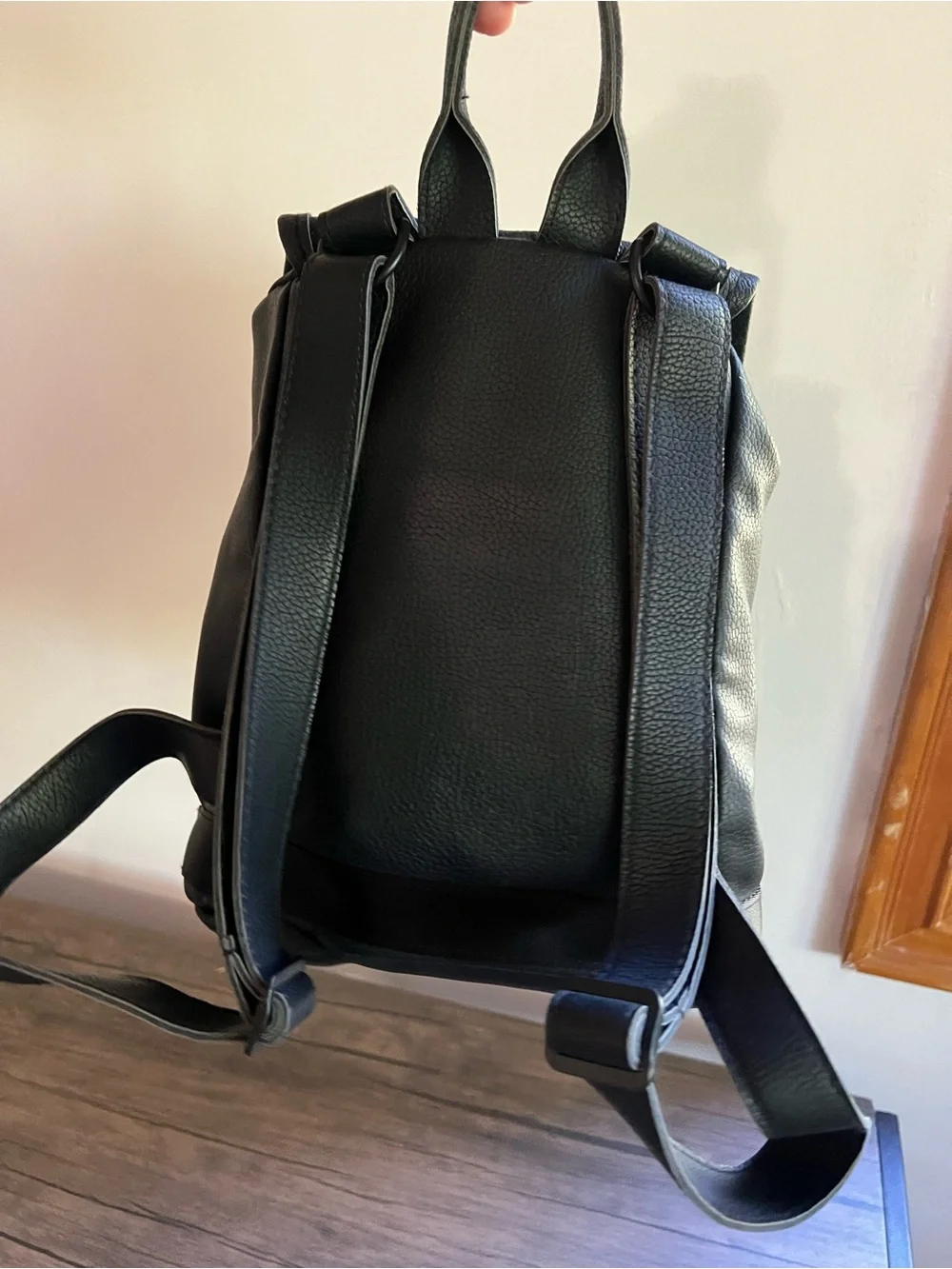 adidas Black Mini Backpack with Rose Gold Accents